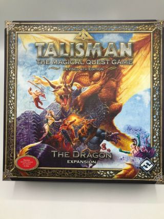 Talisman The Dragon 4th Edition Expansion Revised Fantasy Flight Complete