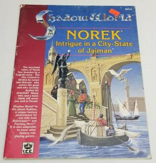 Ice Rolemaster - Shadow World - Norek Intrigue In A City - State Of Jaiman