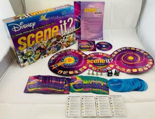Disney Scene It? DVD Board Game 100 Complete Mattel 3