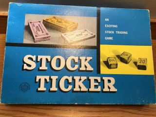 Stock Ticker Board Game By Copp Clark Games Complete
