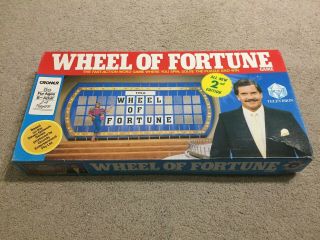 Wheel Of Fortune Board Game Croner 1987 2nd Edition Vintage Complete Grundy