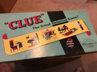 1950 Parker Bros.  Clue Game 100 Complete In Very Good Shape