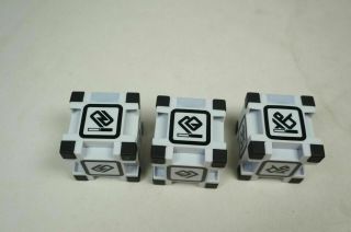 Anki Cozmo Robot Block Cubes Cosmo Set Of 3 With Batteries - Cubes1,  2,  3