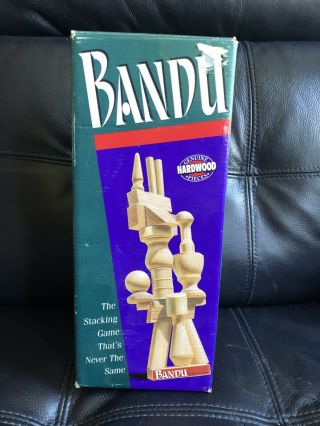 Bandu Stacking Game 100 Complete 1991 Milton Bradley