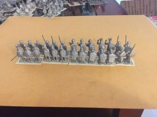 25mm Metal Hinchliffe Persians Spearmen With Assorted Shields 26 Count