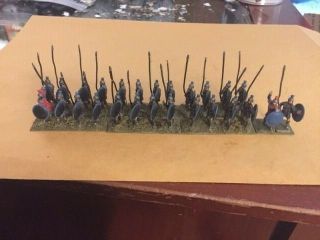 25mm Metal Late Roman Byzantine Infantry With Pikes 26 Count