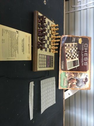 Vintage 1978 Fidelity Chess Challenger 7 Computerized Chess Game.
