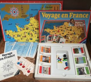 Voyage En France - Jeu De Société - Ravensburger - 1987 - Tbe