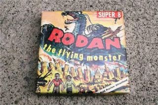 Vintage Movie " Rodan The Flying Monster " 8 Film W/ Orig Box 529 Ken Films