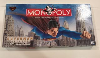 Monopoly Superman Returns Collectors Edition.