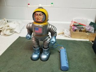 Rare Marx Hi Bouncer Moon Scout Astronaut Robot 12 " Batt Op Japan 1967