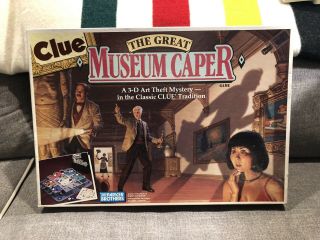 Clue The Great Museum Caper Vintage Board Game (98 Complete)
