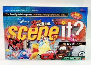 2007 Disney Scene It? 2nd Edition The Dvd Board Game 100 Complete Rarely Played