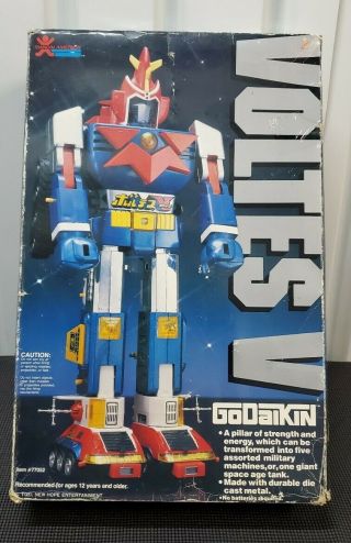 1982 Godaikin Voltes V Dx Diecast Robot Shogun Chogokin Bandai Popy Japan