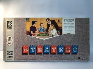 Rare Vintage Stratego Board Game By Milton Bradley 1962