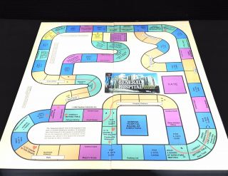 1982 General Hospital board game based on the serial soap opera. 3