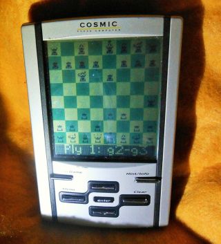 Mephisto Saitek Micro Travel Chess Computer W/ Stylus Handheld Game 100 Levels