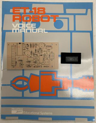 Heathkit Et - 18 - 2 Hero Robot Speech Accessory Votrax Sc - 01 - A Synthesizer Unbuilt