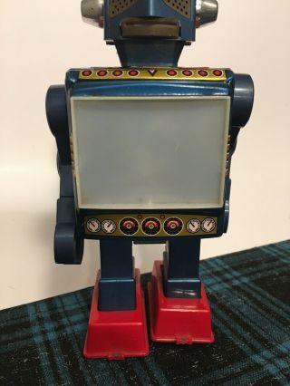 Vintage 1960s Tin Plastic Video Robot Horikawa Japan Very Cool 3