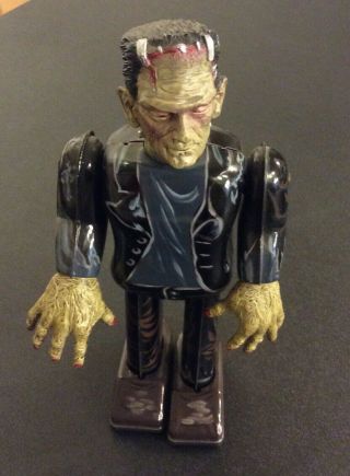Universal Monsters Frankenstein Tin Wind - Up Toy Ltd Ed Robot House 1991 Box