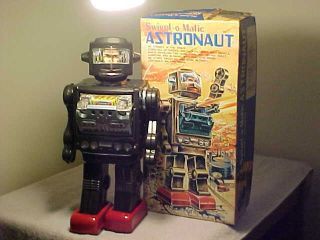 Vintage 1960 S.  H.  Horikawa Swivel - O - Matic Astronaut Robot
