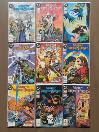 Dc Comics Advanced Dungeons & Dragons Issues 1 - 9