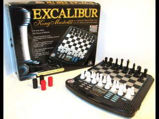 Excalibur King Master Iii Electronic Computer Chess/checker Game Set
