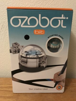 Ozobot 2.  0 Bit Starter Pack Creative Smart Robot Toy Teaches Coding