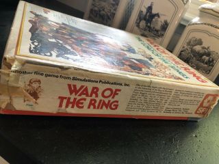 SPI WAR OF THE RING copyright 1977 Tolkien ' s The Lord of the Rings Game 2