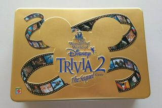 The Wonderful World Of Disney Trivia 2 The Sequel Game - Collectible Tin