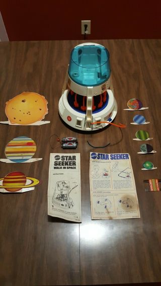 Vintage Mattel 1969 Man In Space Major Matt Mason Star Seeker With Planets