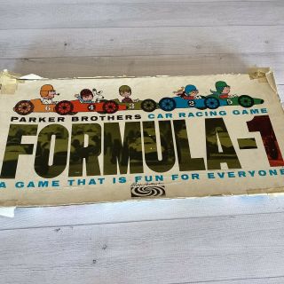 Vintage 1963 Parker Brothers Formula - 1 Car Racing Board Game Complete