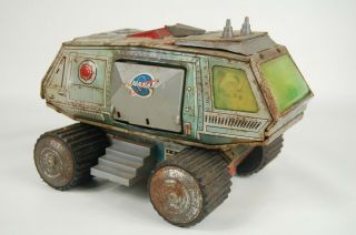 Junior Toys Moon Patroler Tin Battery Op Space Made In Japan 1960 