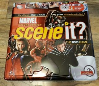 Scene It Deluxe Edition The Dvd Game Ultimate Marvel Trivia