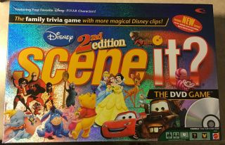 Disney Scene It? 2nd Edition Dvd Game Complete