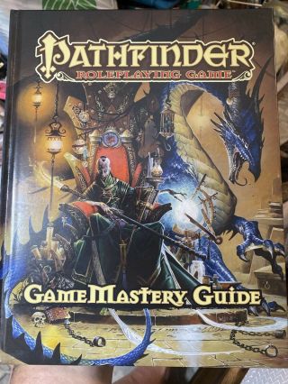 Pathfinder Roleplaying Game Gamemastery Guide Paizo Rpg Book D20 Hardcover