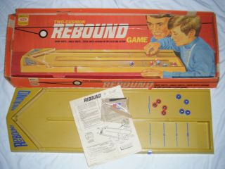 Vintage Ideal Two Cushion Rebound Board Game