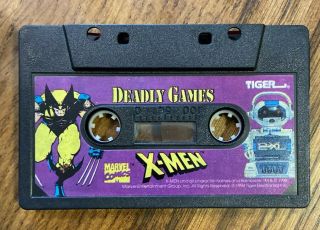 Tiger Electronic 2 - Xl Talking Robot Cassette Tape X - Men Wolverine Deadly Games
