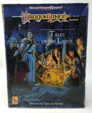 Dragon Lance Tales Of The Lance Boxed Set Ad&d 2nd Ed.  1992 Tsr 1074 Incomplete