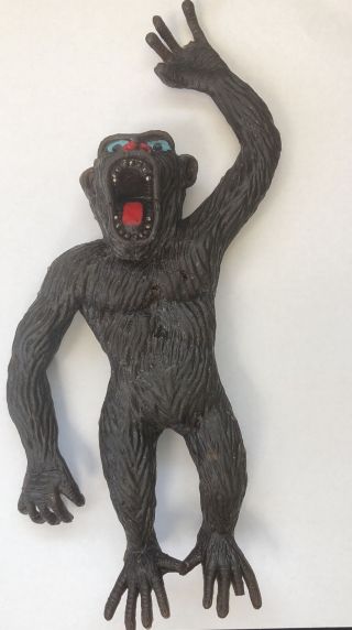 Gorilla 6 " Rubber Jiggler Planet Of The Apes Monkey Figure 1960/70s King Kong