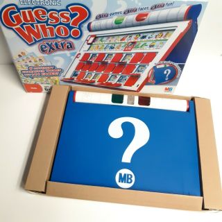 2008 Milton Bradley Electronic Guess Who? Extra - Game - 6 Boards 8 Pegs 2