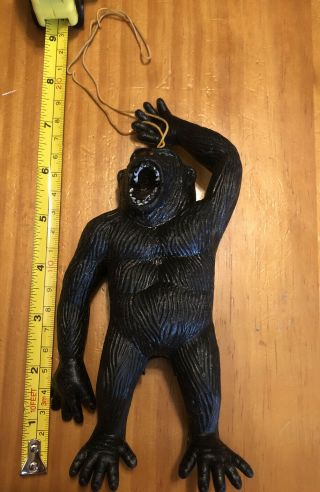 Gorilla 6 " Rubber Hollow Jiggler Ape Monkey Figure 1960/70s King Kong