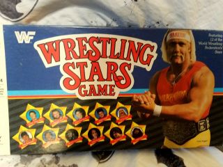 Vintage Wwf Wwe Wrestling Superstars Board Game 1985 Hulk Hogan Complete Ec