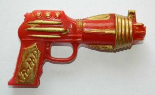 Vintage Rare Flash Gordon Water Pistol Ray Gun Made In Mexico Plastic Toy Red