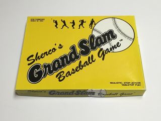 Sherco’s Grand Slam Baseball Board Game With 1991 Team Rosters