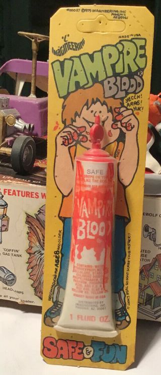 Vintage Vampire Blood Toy 1979 Halloween Imagineering Monster Fun Factory