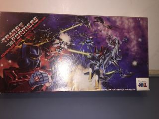 Vintage 1984 The Transformers Adventure Board Game Defeat The Decepticons