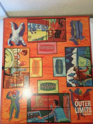 Vintage 1964 The Outer Limits Game Board Only Replacement Decor