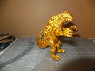 Rare Gold 4.  25” Godzilla Figure