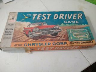 The Test Driver Game - Vintage Crysler Board Game